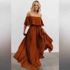 Victoria Off Shoulder Maxi Dress